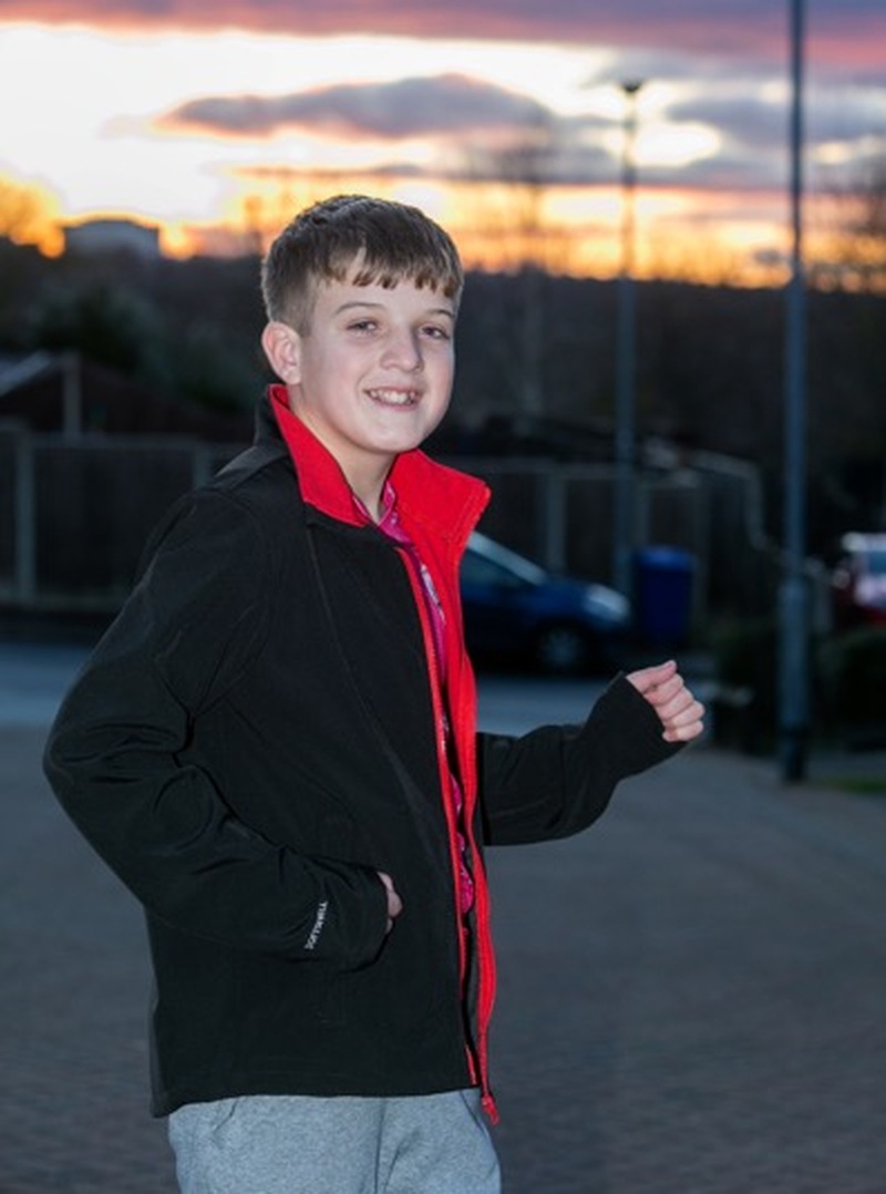 CHARITY WALK: Ethan Hadfield who is planning a sponsored walk. Picture Shaun Colborn PD093708