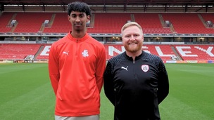 INCLUSION: Vimal Yoganathan with the trust’s Jake Batty.