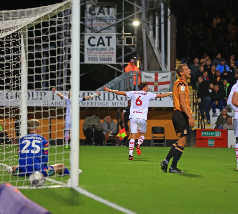 Mael de Gevigney after scoring last season