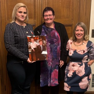 CAMPAIGN: Alex Davies-Jones MP along with Claire Throssell MBE and MP Marie Tidball.