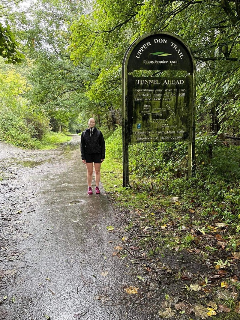 MARATHON NOT A SPRINT: Lucy Clough is running 100km this week.