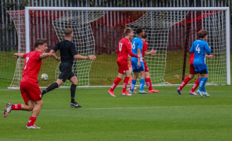 Main image for U18s win 6-0 in FA Youth Cup