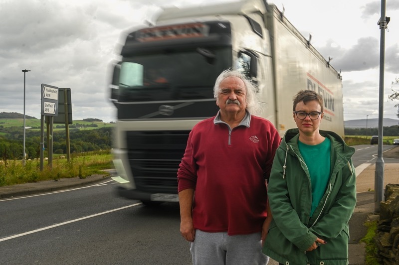 ACTION: Coun Hannah Kitching and Mick Drewry.