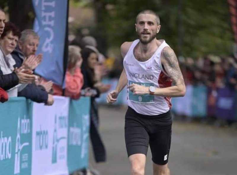 Main image for Bronze for Briscoe representing England at Chester Marathon