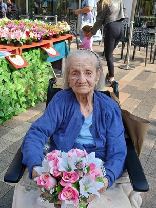 BIG BIRTHDAY: Doris Stoner, who lives at Park House Residential Home, Worsbrough, celebrated her 103rd birthday on Monday.