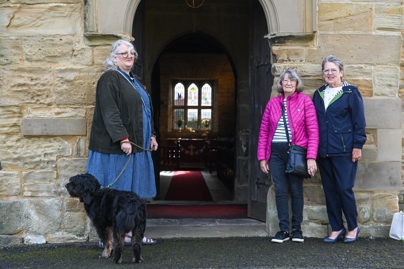 Rev Fiona Kouble, Olive Shaw and Janice Driffill.