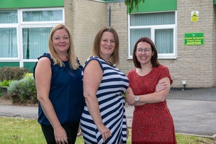 BEST SCHOOL NOMINEE: Hoyland’s Springwood Primary. Pictured are Rachel Parker, Tara Fear and Jennifer Clarke