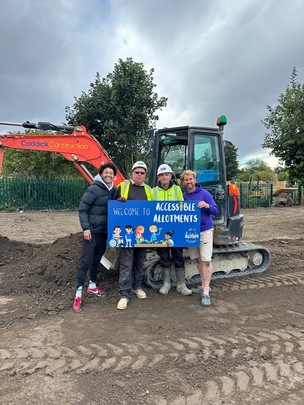 ACCESSIBLE ALLOTMENTS: Michael and Paul Atwal-Brice.