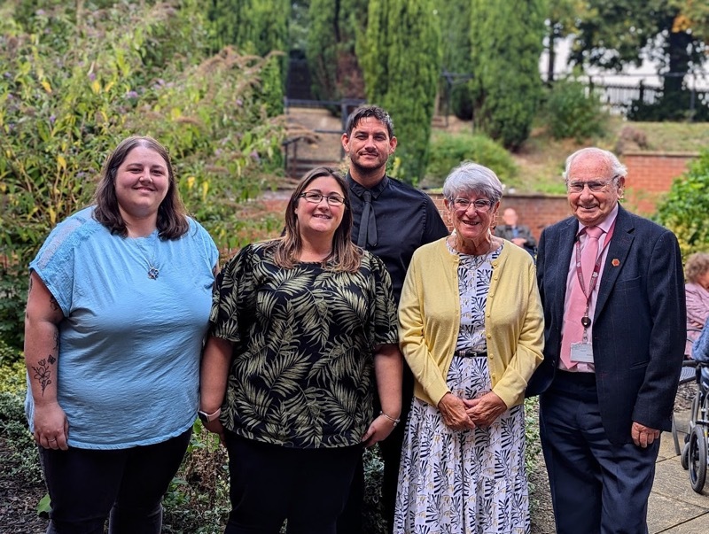 Nicole Goulding, Michelle Sidlow, Alan Turner, Dorothy Hyman and Coun Joe Hayward.