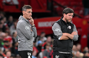 Dean Whitehead with Darrell Clarke last night