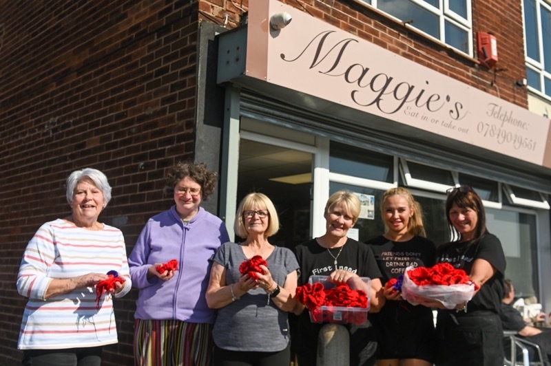 POPPY APPEAL: Maggie’s Cafe.