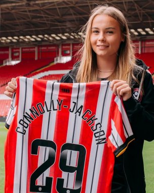 CONTRACT: Fallon Connolly-Jackson. Picture: Sheffield United.