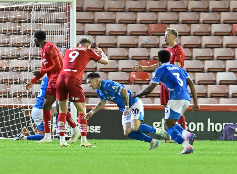 The reaction to Stockport's equaliser