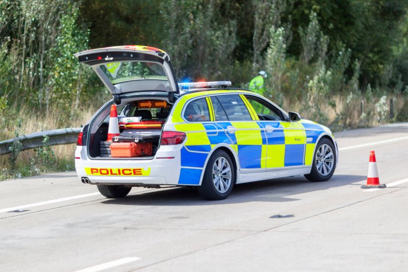 Police Car 3 Stock Image