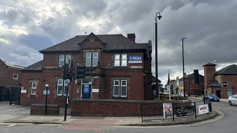 Goldthorpe Police Station Stock Image